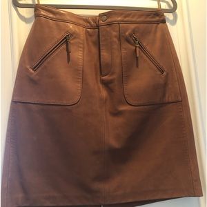 Ralph Lauren Golf Leather Skirt Size 4
